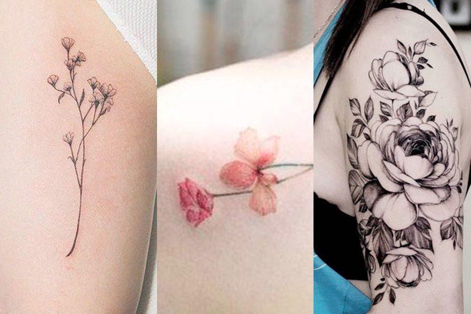 Tatuagens de flores: sugestões de desenhos incríveis para você fazer | Alto  Astral