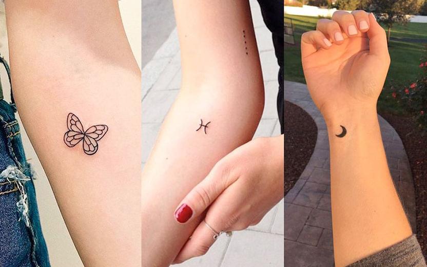 Tatuagens minimalistas: opções de desenhos para você se inspirar | Alto  Astral