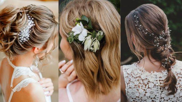 Os penteados de casamento podem variar de acordo com o lugar da festa