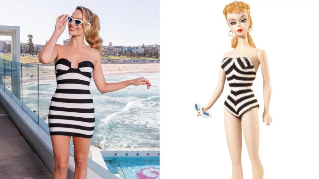 Look inspirado na primeira boneca Barbie 